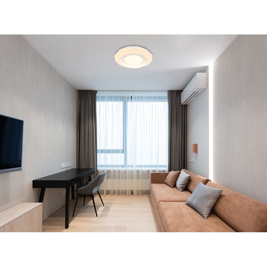 Globo - LED Stmievateľné stropné svietidlo LED/24W/230V 2700-6500K + diaľkové ovládanie