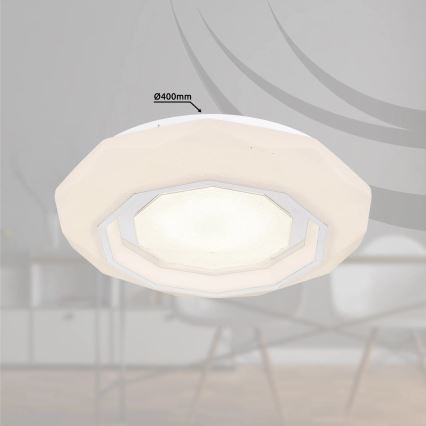 Globo - LED Stmievateľné stropné svietidlo LED/24W/230V 2700-6500K + diaľkové ovládanie