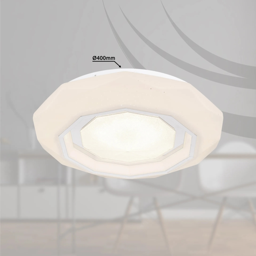 Globo - LED Stmievateľné stropné svietidlo LED/24W/230V 2700-6500K + diaľkové ovládanie