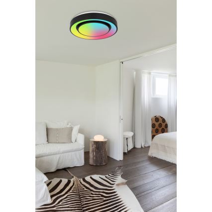 Globo - LED RGB Stmievateľné stropné svietidlo LED/24W/230V + diaľkové ovládanie