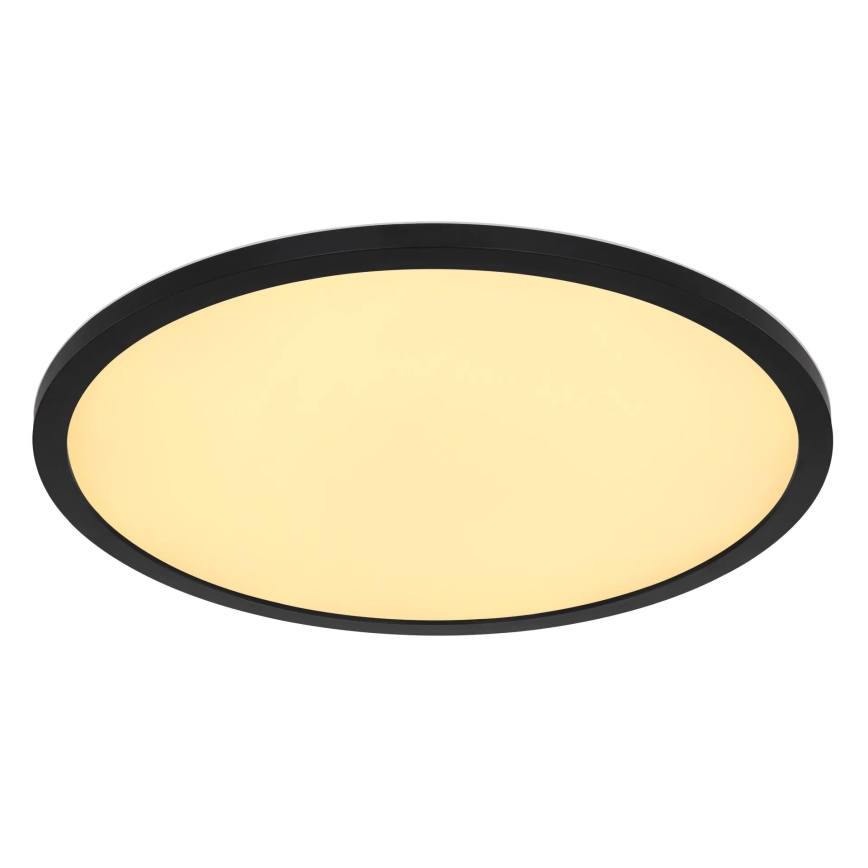 Globo - LED RGB Stmievateľné kúpeľňové stropné svietidlo LED/21W/230V 3000-6000K + diaľkové ovládanie IP44 čierna