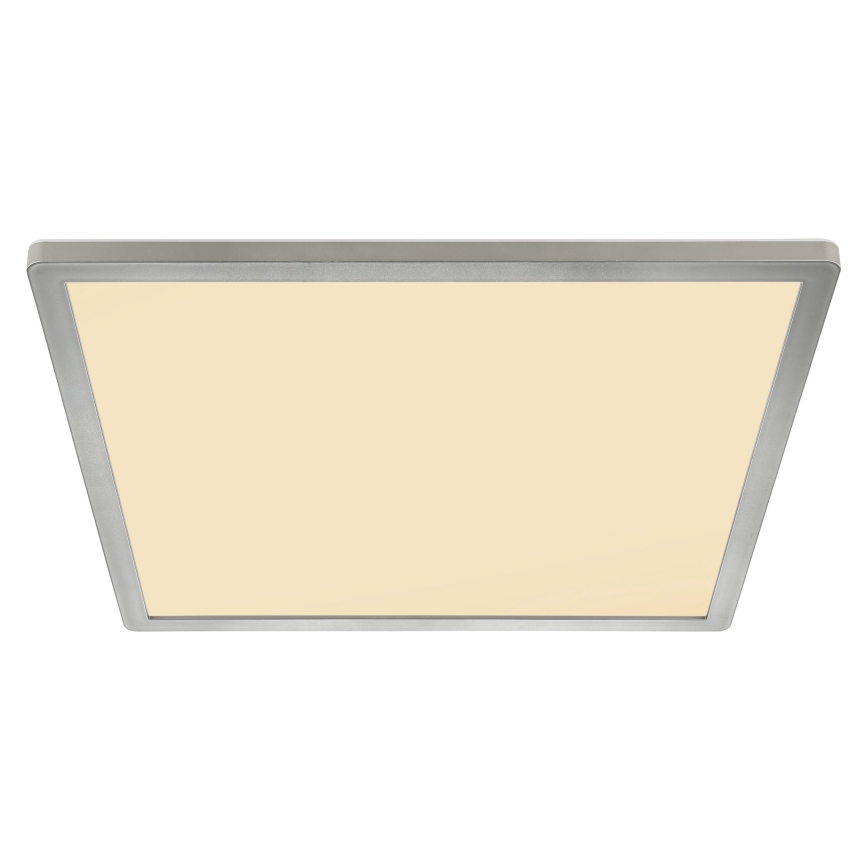 Globo - LED Stmievateľné kúpeľňové stropné svietidlo LED/24W/230V 42x42 cm IP44 matný chróm