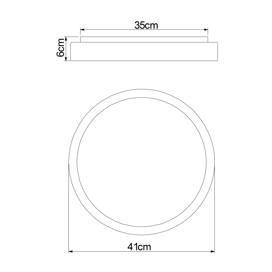 Globo - LED Stmievateľné stropné svietidlo LED/18W/230V 2700-6500K + diaľkové ovládanie
