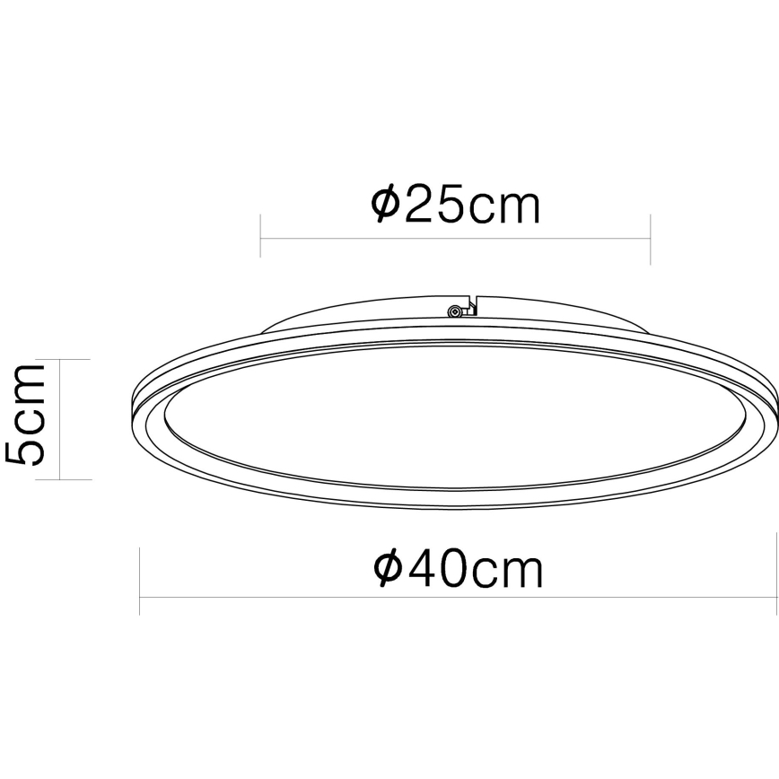 Globo - LED Stropné svietidlo LED/39W/230V pr. 40 cm