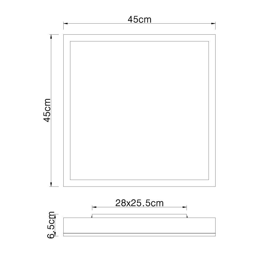 Globo - LED Stropné svietidlo LED/24W/230V