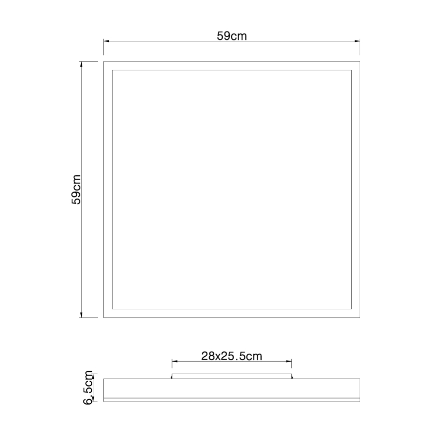 Globo - LED Stropné svietidlo LED/36W/230V