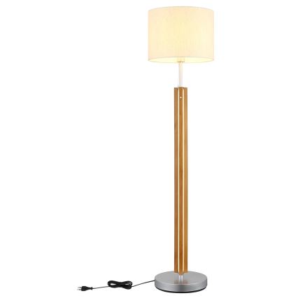 Globo - LED Stmievateľná stojacia lampa LED/21W/230V + 1xE27/25W