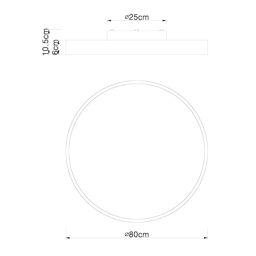 Globo - LED Stmievateľné stropné svietidlo LED/60W/230V 3000-6000K + diaľkové ovládanie