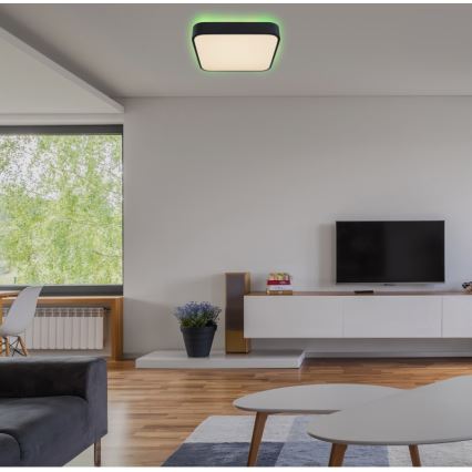 Globo - LED RGB Stmievateľné stropné svietidlo LED/24W/230V + diaľkové ovládanie