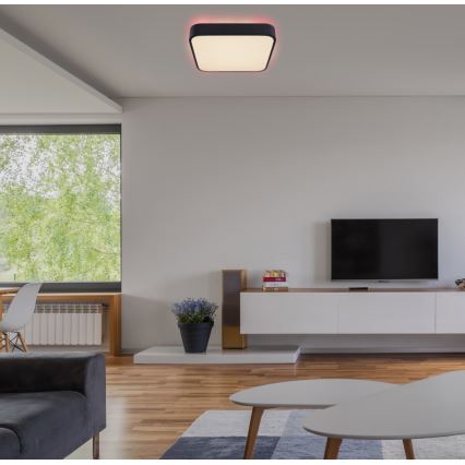 Globo - LED RGB Stmievateľné stropné svietidlo LED/24W/230V + diaľkové ovládanie