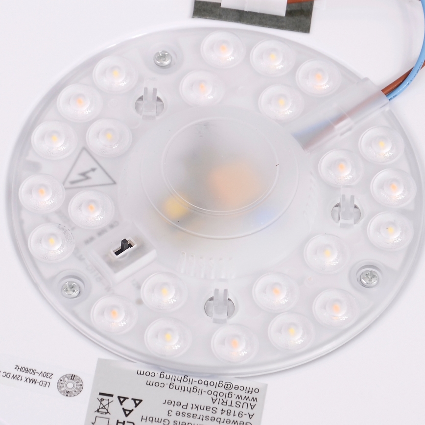 Globo - LED Stropné svietidlo LED/12W/230V 307 mm 3000/4500/6000K