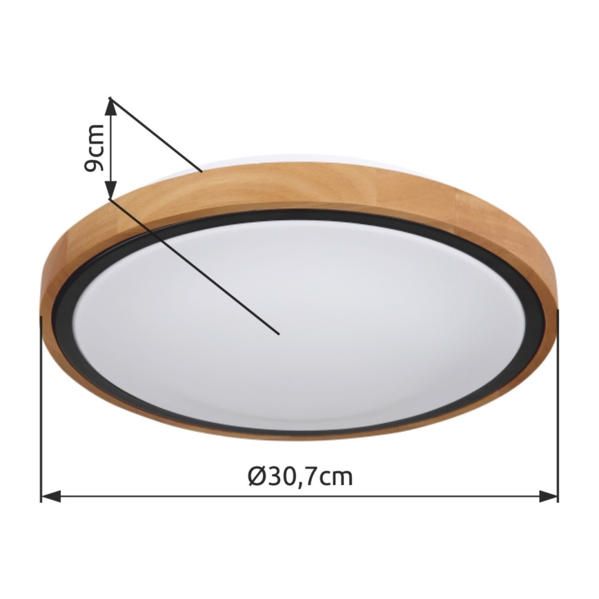 Globo - LED Stropné svietidlo LED/12W/230V 307 mm 3000/4500/6000K