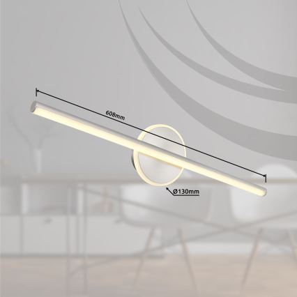 Globo - LED Kúpeľňové osvetlenie zrkadla LED/10W/230V 60,8 cm IP44 lesklý chróm