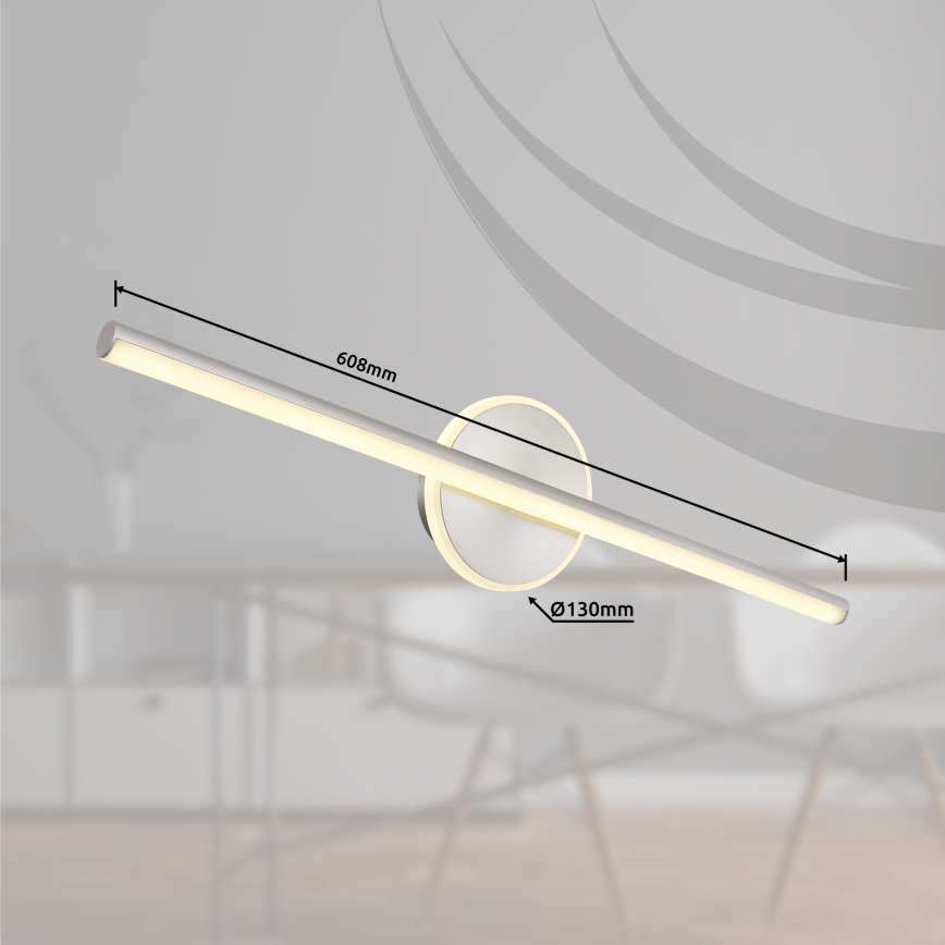 Globo - LED Kúpeľňové osvetlenie zrkadla LED/10W/230V 60,8 cm IP44 lesklý chróm