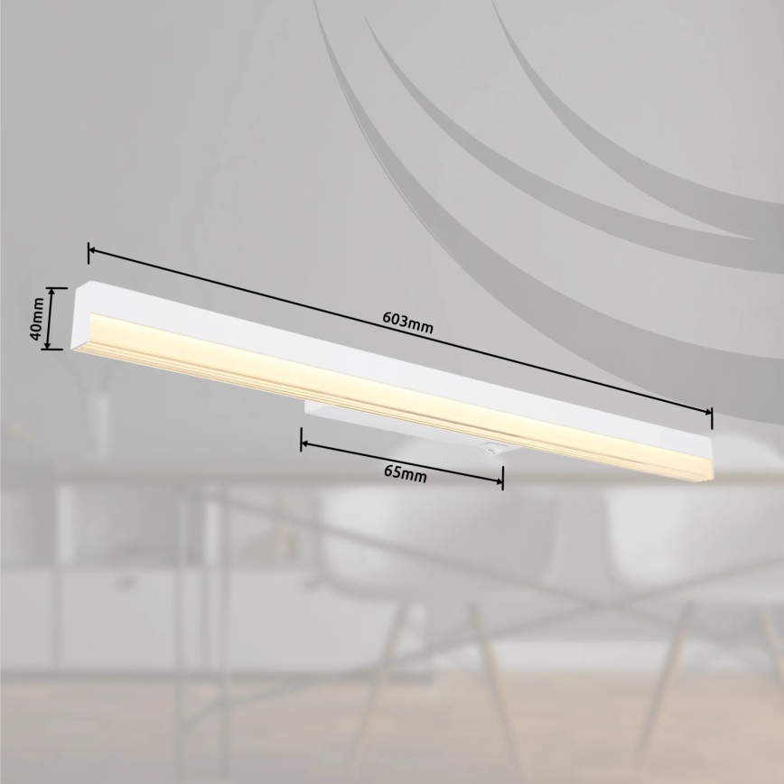 Globo - LED Nástenné svietidlo LED/12W/230V 3000/6000K 60 cm biela