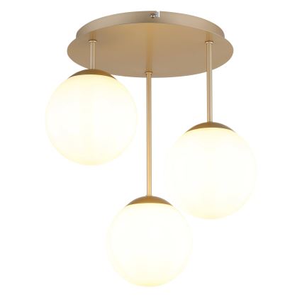 Globo - Prisadený luster 3xE14/25W/230V mosadz