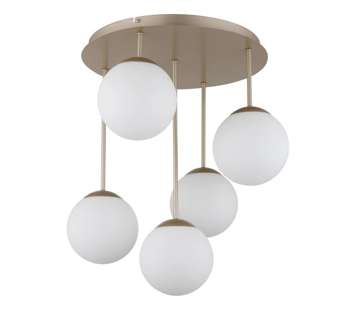 Globo 47441-5CH - Prisadený luster HARMON 5xE14/25W/230V mosadz 47441-5CH