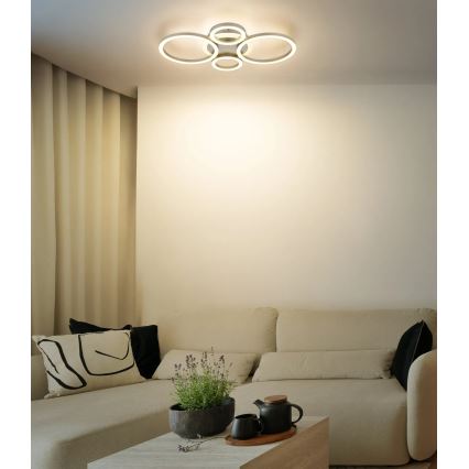 Globo - LED Stropné svietidlo LED/40W/230V 2700/4500/6500K pr. 35,5x53 cm mosadz