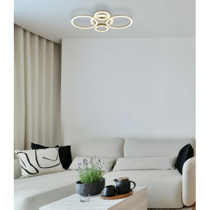 Globo - LED Stropné svietidlo LED/40W/230V 2700/4500/6500K pr. 35,5x53 cm mosadz