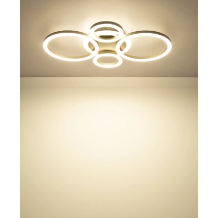 Globo - LED Stropné svietidlo LED/40W/230V 2700/4500/6500K pr. 35,5x53 cm mosadz