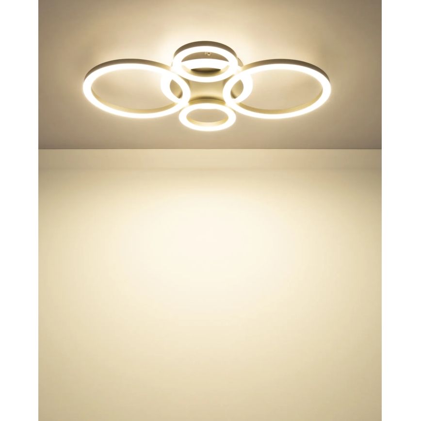 Globo - LED Stropné svietidlo LED/40W/230V 2700/4500/6500K pr. 35,5x53 cm mosadz