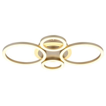 Globo - LED Stropné svietidlo LED/40W/230V 2700/4500/6500K pr. 35,5x53 cm mosadz