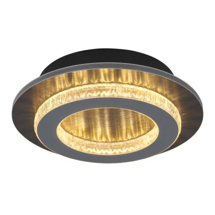 Globo - LED stropné svietidlo LED/12W/230V 3000/4000/6500K pr. 20 cm antracit