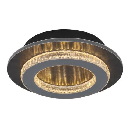 Globo - LED stropné svietidlo LED/12W/230V 3000/4000/6500K pr. 20 cm antracit