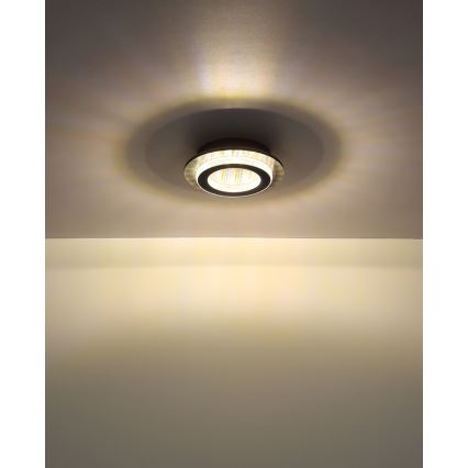 Globo - LED stropné svietidlo LED/12W/230V 3000/4000/6500K pr. 20 cm antracit