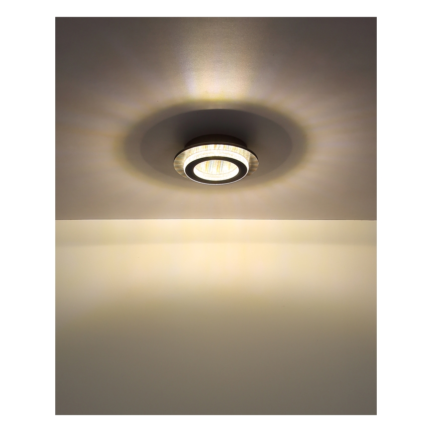 Globo - LED stropné svietidlo LED/12W/230V 3000/4000/6500K pr. 20 cm antracit