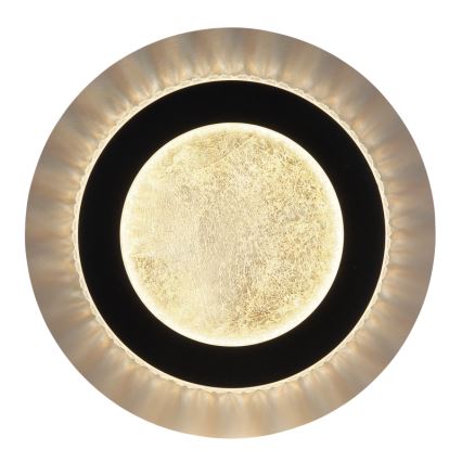 Globo - LED stropné svietidlo LED/12W/230V 3000/4000/6500K priemer 20 cm čierna