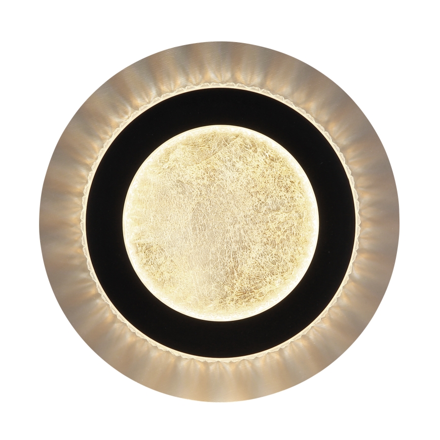 Globo - LED stropné svietidlo LED/12W/230V 3000/4000/6500K priemer 20 cm čierna