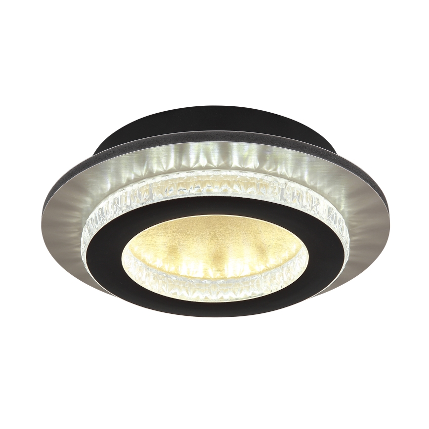 Globo - LED stropné svietidlo LED/12W/230V 3000/4000/6500K priemer 20 cm čierna