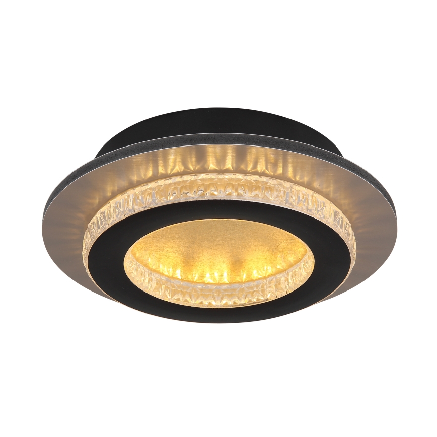 Globo - LED stropné svietidlo LED/12W/230V 3000/4000/6500K priemer 20 cm čierna