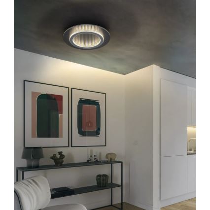 Globo - LED stropné svietidlo LED/24W/230V 3000/4000/6500K pr. 35 cm antracit
