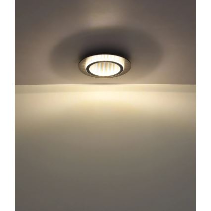 Globo - LED stropné svietidlo LED/24W/230V 3000/4000/6500K pr. 35 cm antracit