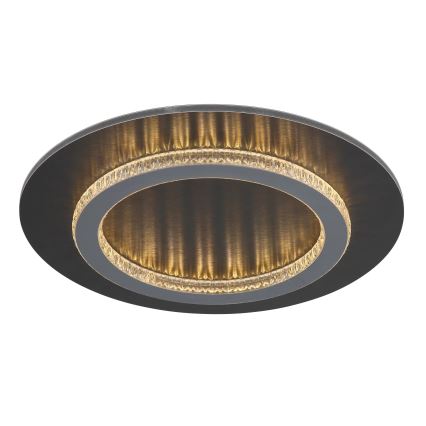 Globo - LED stropné svietidlo LED/24W/230V 3000/4000/6500K pr. 35 cm antracit