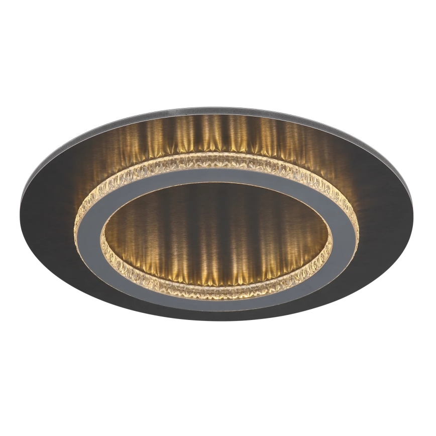 Globo - LED stropné svietidlo LED/24W/230V 3000/4000/6500K pr. 35 cm antracit