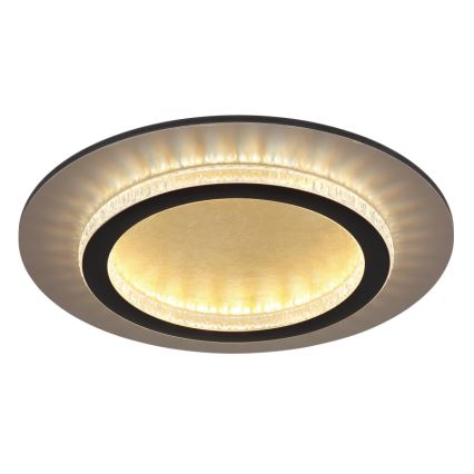 Globo - LED stropné svietidlo LED/24W/230V 3000/4000/6500K pr. 35 cm čierne