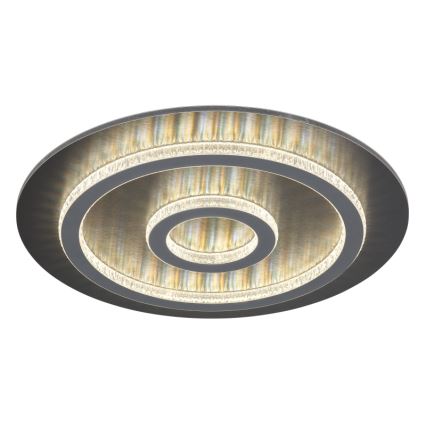 Globo - LED stmievateľné stropné svietidlo LED/40W/230V 3000-6500K priemer 45 cm antracit + diaľkové ovládanie