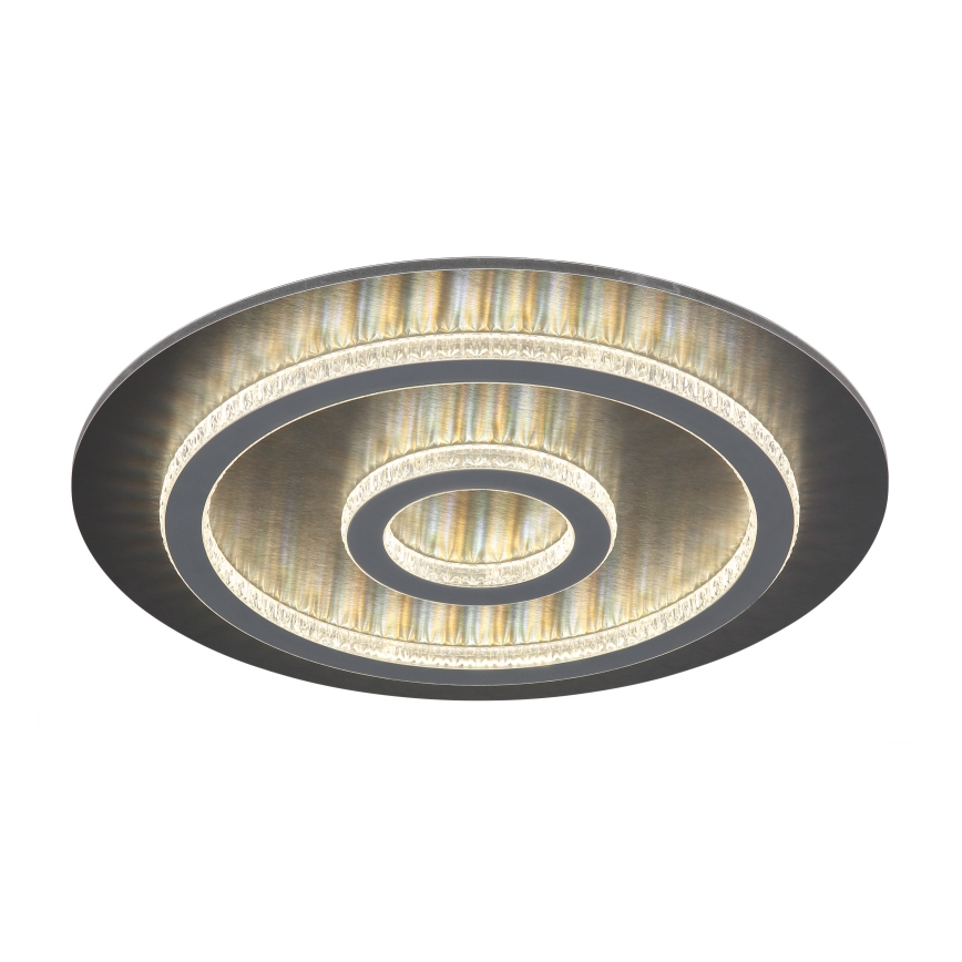 Globo - LED stmievateľné stropné svietidlo LED/40W/230V 3000-6500K priemer 45 cm antracit + diaľkové ovládanie