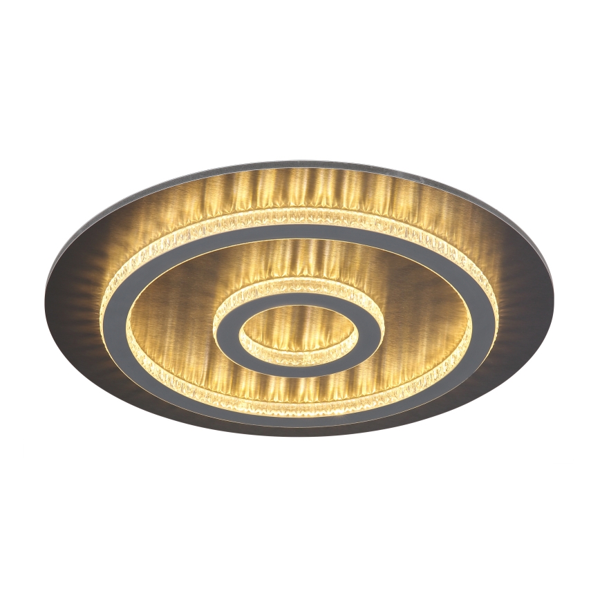 Globo - LED stmievateľné stropné svietidlo LED/40W/230V 3000-6500K priemer 45 cm antracit + diaľkové ovládanie