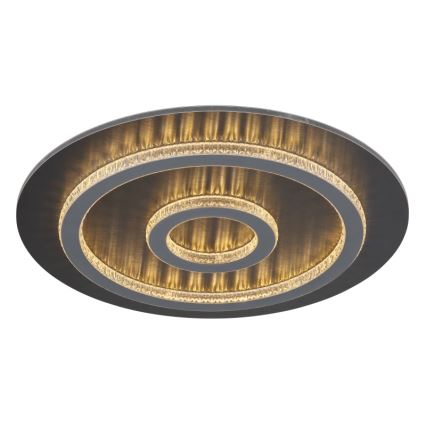 Globo - LED stmievateľné stropné svietidlo LED/40W/230V 3000-6500K priemer 45 cm antracit + diaľkové ovládanie