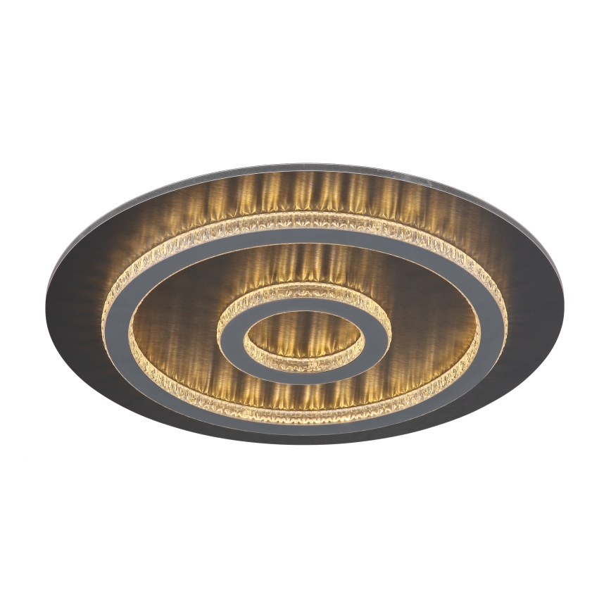 Globo - LED stmievateľné stropné svietidlo LED/40W/230V 3000-6500K priemer 45 cm antracit + diaľkové ovládanie