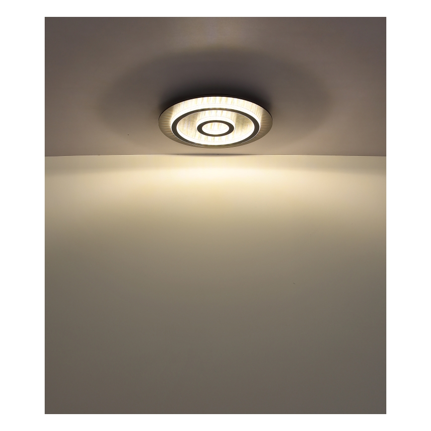 Globo - LED stmievateľné stropné svietidlo LED/40W/230V 3000-6500K priemer 45 cm antracit + diaľkové ovládanie