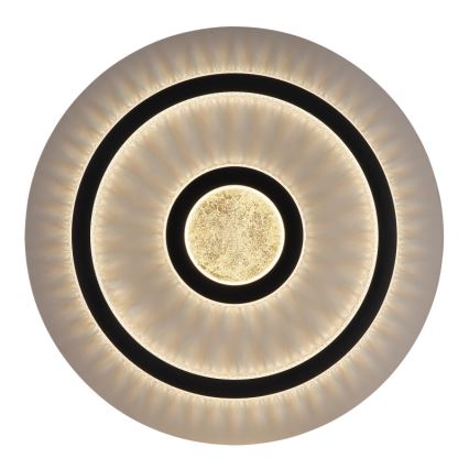 Globo - LED Stmievateľné stropné svietidlo LED/40W/230V 3000-6500K pr. 45 cm čierne + diaľkové ovládanie