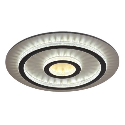 Globo - LED Stmievateľné stropné svietidlo LED/40W/230V 3000-6500K pr. 45 cm čierne + diaľkové ovládanie