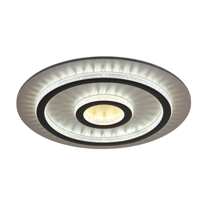 Globo - LED Stmievateľné stropné svietidlo LED/40W/230V 3000-6500K pr. 45 cm čierne + diaľkové ovládanie