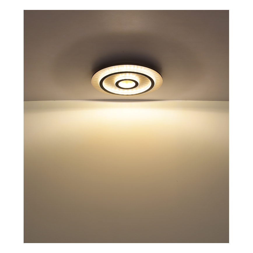 Globo - LED Stmievateľné stropné svietidlo LED/40W/230V 3000-6500K pr. 45 cm čierne + diaľkové ovládanie