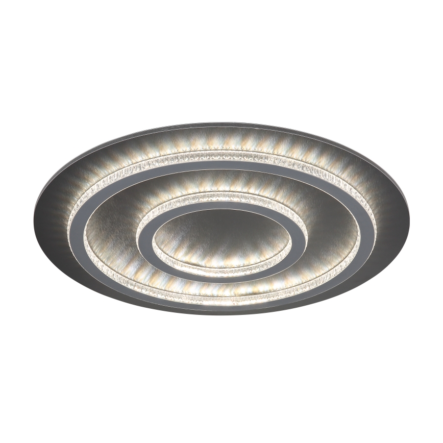 Globo - LED stmievateľné stropné svietidlo LED/60W/230V 3000-6500K priemer 55 cm antracit + diaľkové ovládanie